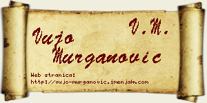 Vujo Murganović vizit kartica